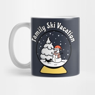 Family Ski Vacation Mug